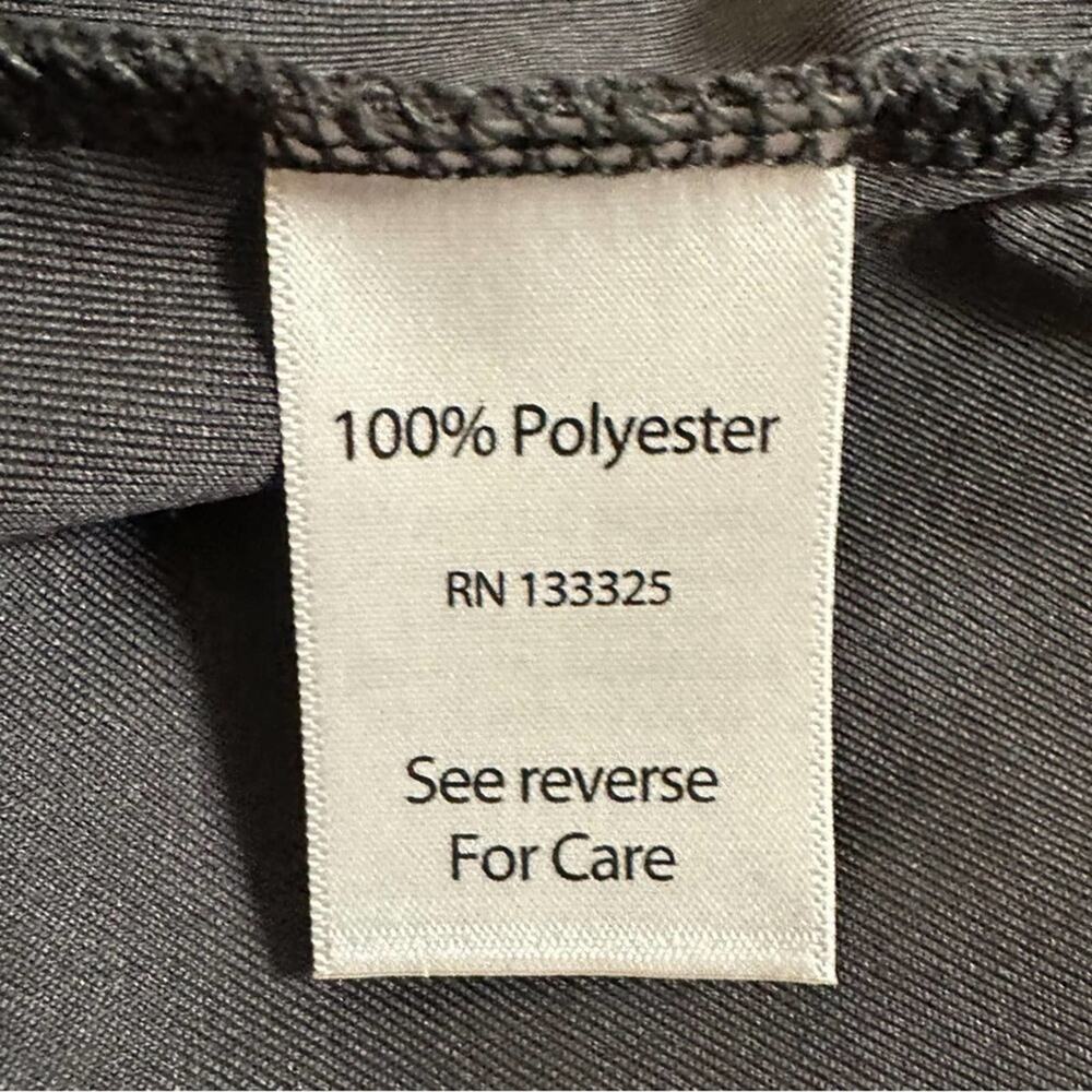 GURU GOLF Top Womens Size Large Gray Short Sleeve Activewear - Picture 5 of 6